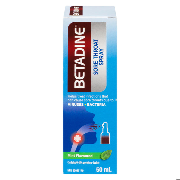 An image of BETADINE SP SORE THROAT 50ML by Towngate Pharmacy