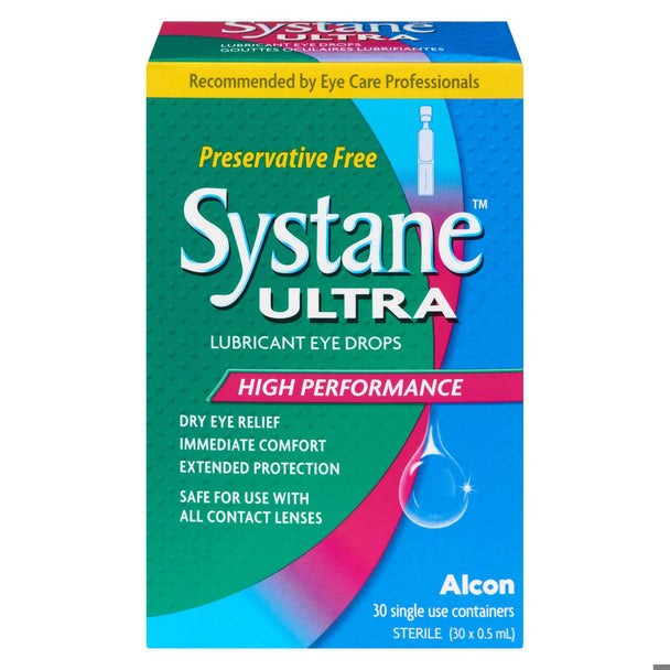 An image of SYSTANE ULTRA PRESERVATIVE FREE 30X0.5ML by Towngate Pharmacy