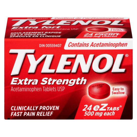 An image of TYLENOL XST TB 500MG 24 by Johnson & Johnson Inc. OTC