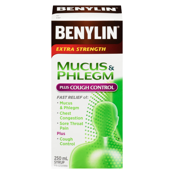 An image of BENYLIN SYR MUCOUS COUGH CONTROL 250ML by Towngate Pharmacy