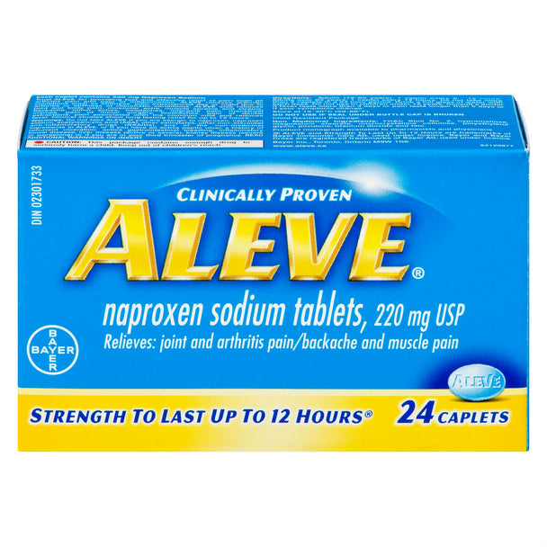 An image of ALEVE CPLT 220MG 24 by Bayer Inc., Consumer Care Division