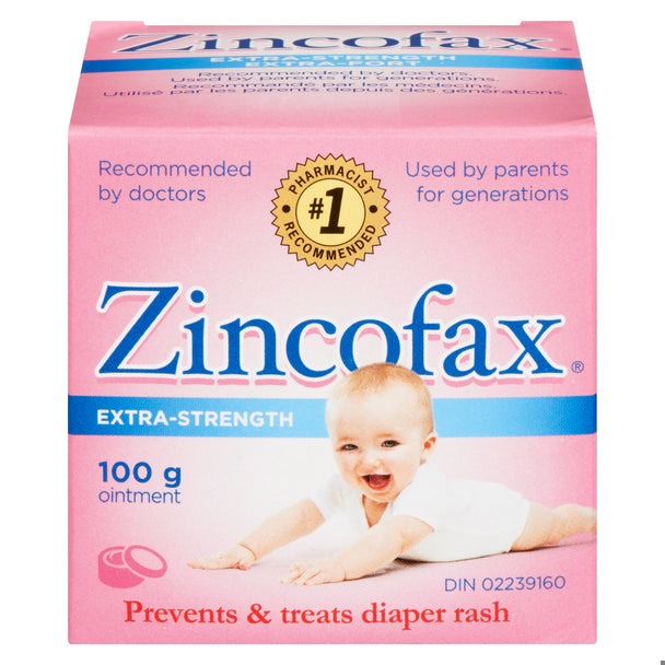 An image of ZINCOFAX OINT XST 100G by Paladin Labs Inc.