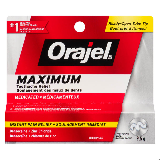 An image of ORAJEL GEL XST 9.5G by Towngate Pharmacy