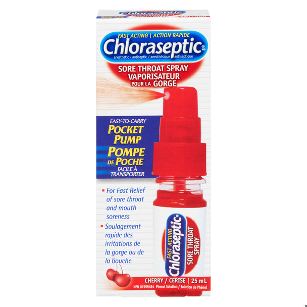 An image of CHLORASEPTIC POCKET PUMP 25ML by Towngate Pharmacy