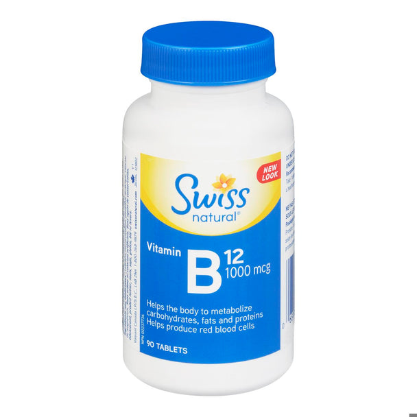 An image of VITAMIN B12 TB 1000MCG 90 SWISS HERB by Towngate Pharmacy