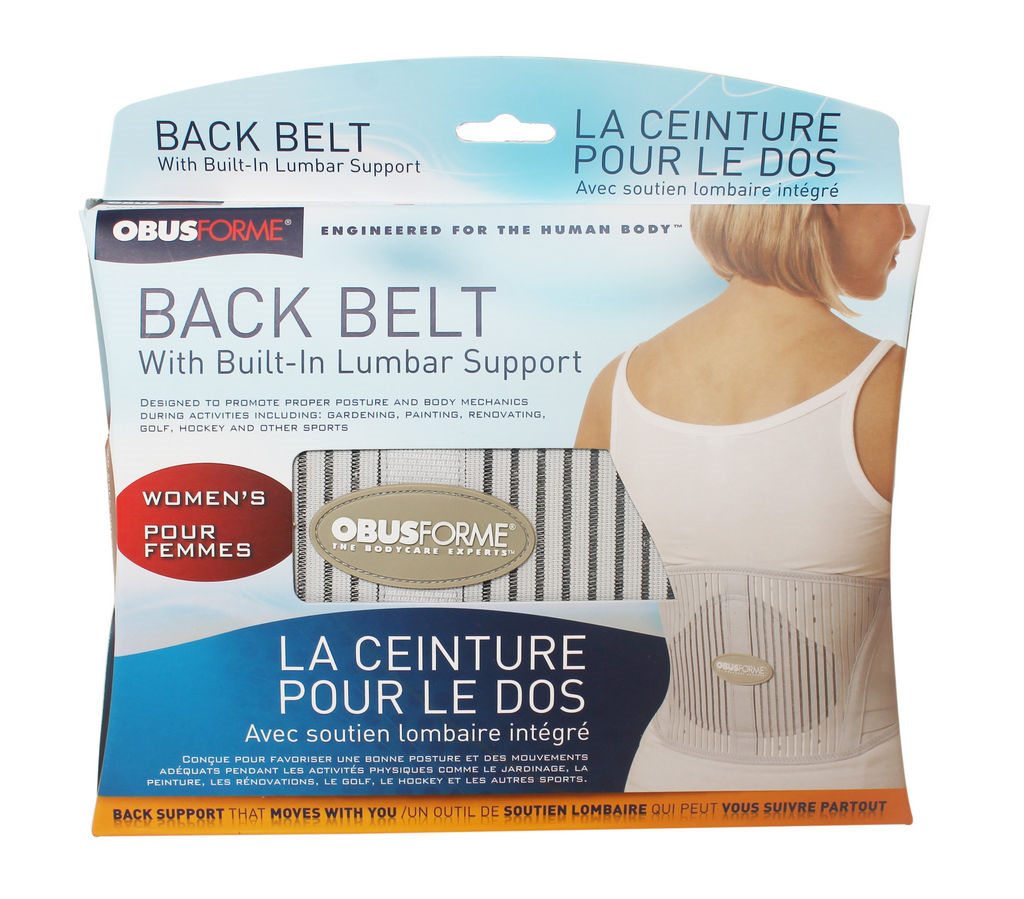 An image of OBUSFORME BACK BELT FEMALE MD/LG by Towngate Pharmacy