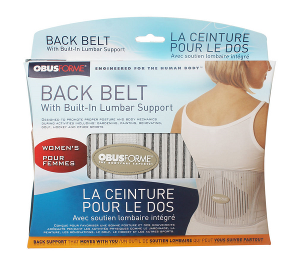 An image of OBUSFORME BACK BELT FEMALE MD/LG by Towngate Pharmacy