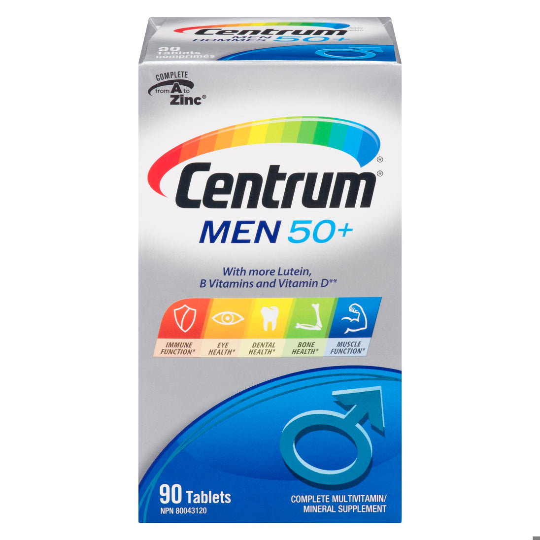 An image of CENTRUM MEN 50+ TB 90 by Towngate Pharmacy