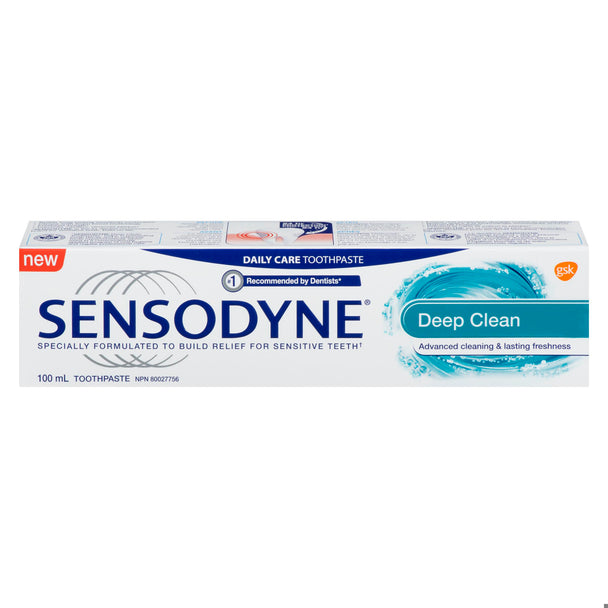 An image of TOOTHPASTE SENSODYNE DEEP CLEAN 100ML by Towngate Pharmacy