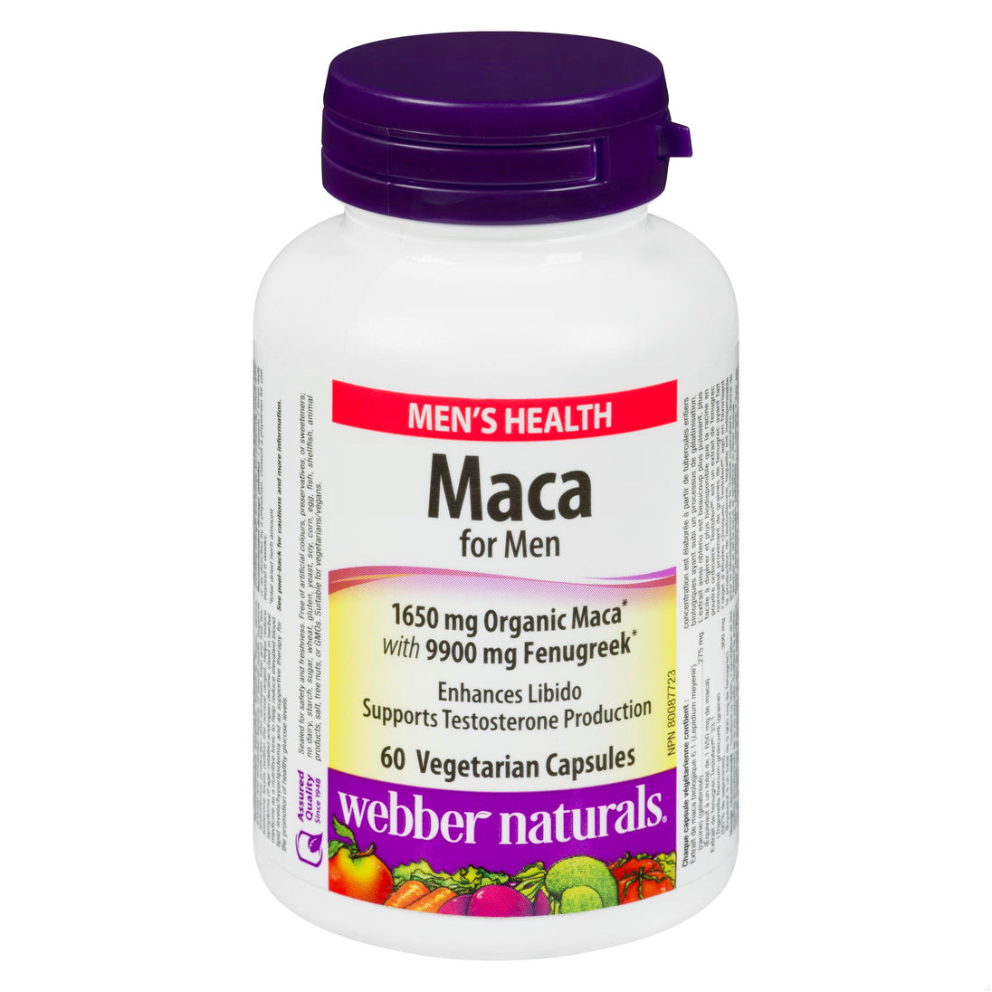 An image of MACA FOR MEN VEG CAPS 60 WEBBER by Towngate Pharmacy