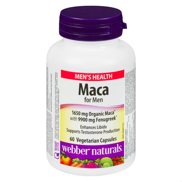An image of MACA FOR MEN VEG CAPS 60 WEBBER by Towngate Pharmacy
