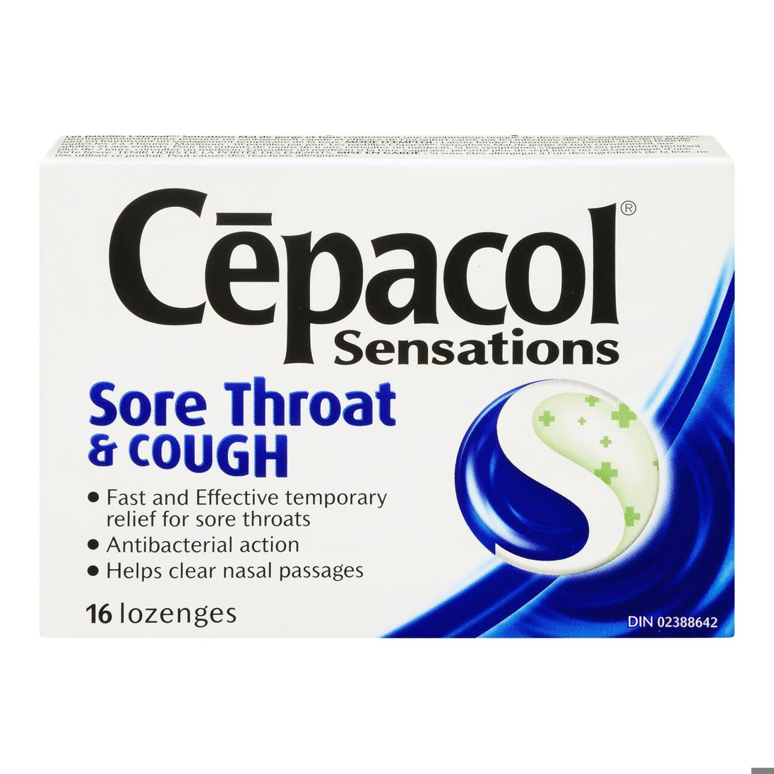 An image of CEPACOL LOZ SORE THROAT/COUGH  16 by Reckitt Benckiser Canada Inc.