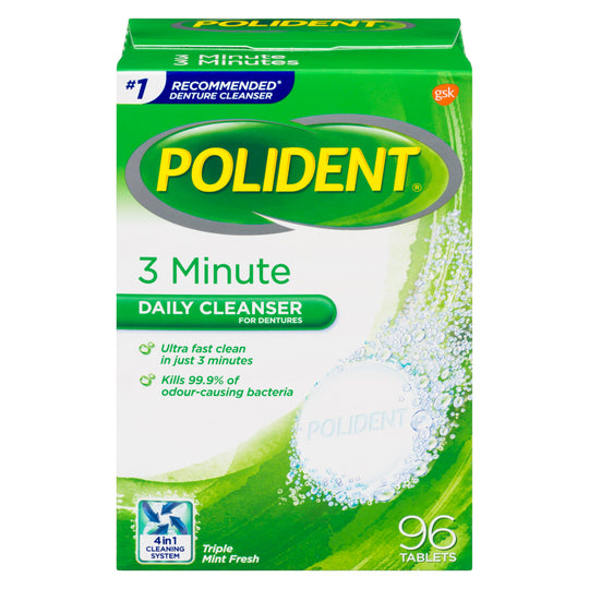 An image of POLIDENT 3 MINUTE 96 by Towngate Pharmacy
