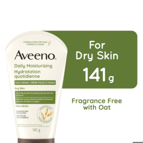 An image of AVEENO DAILY MOISTURIZING FACE CR 141G by Towngate Pharmacy