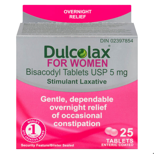 An image of DULCOLAX WOMEN TB 5MG 25 by Towngate Pharmacy