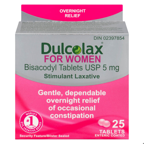 An image of DULCOLAX WOMEN TB 5MG 25 by Towngate Pharmacy