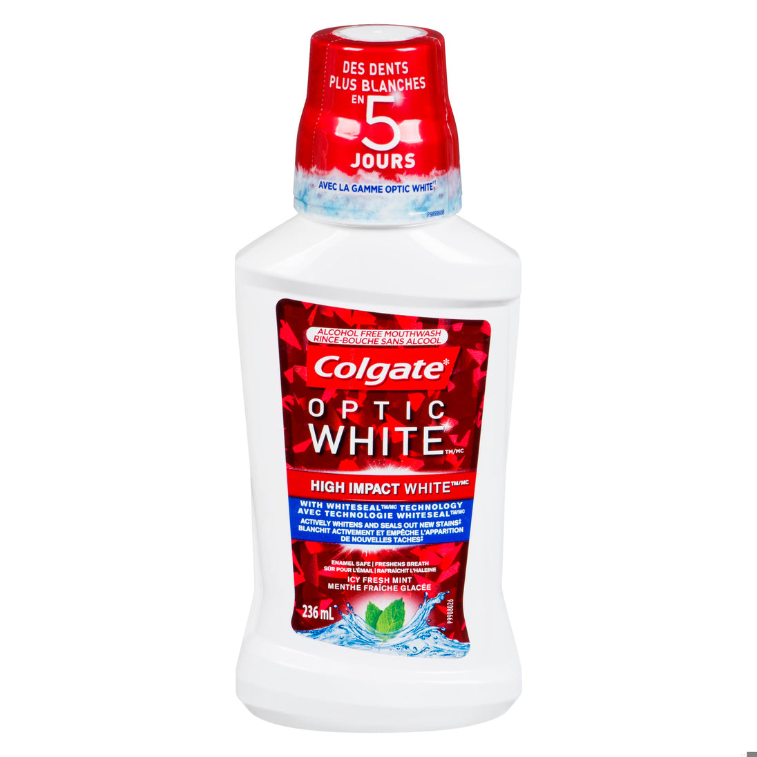 An image of COLGATE OPTIC WHITE MOUTHWASH 236ML by Towngate Pharmacy