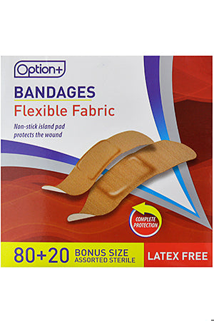 An image of OPTION+ BANDAGE FABRIC ADHESIVE 80+20 by Towngate Pharmacy