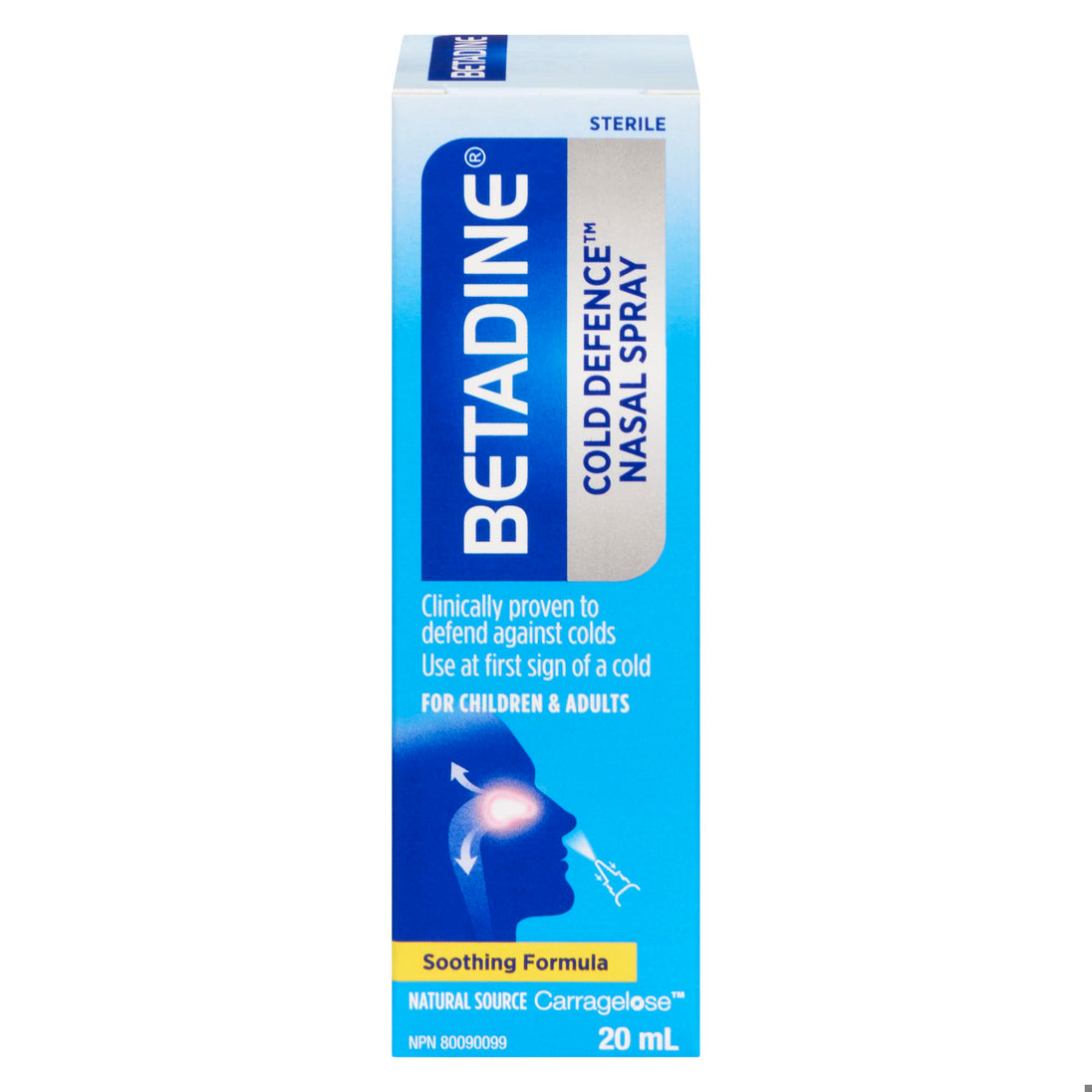 An image of BETADINE COLD DEFENSE NASAL SP 20ML by Towngate Pharmacy