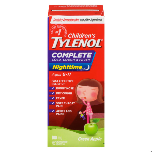 An image of TYLENOL COMPLET CHLD COLD/COUGH/FEVER NT 100ML by Towngate Pharmacy