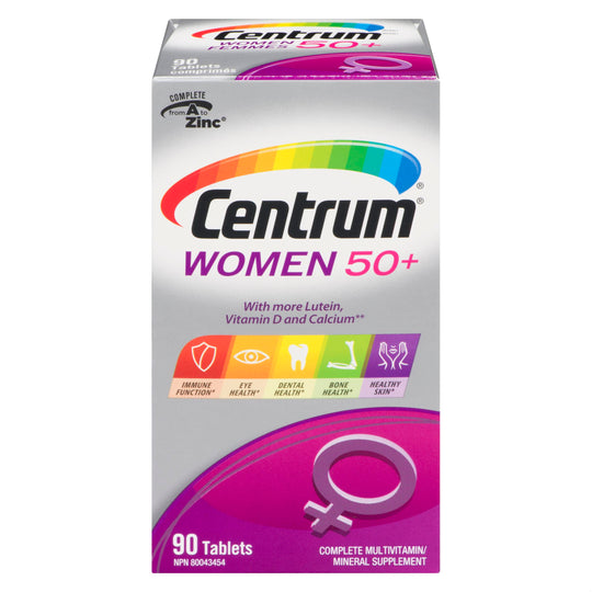 An image of CENTRUM WOMEN 50+ TB 90 by Towngate Pharmacy