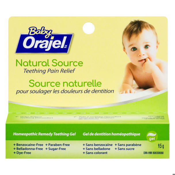 An image of ORAJEL BABY HOMEOPATIC GEL 9.5G by Towngate Pharmacy