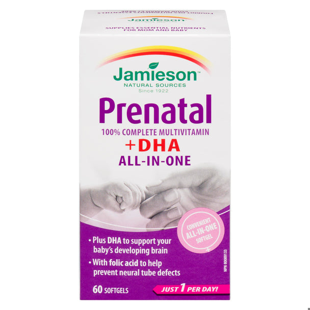 An image of PRENATAL COMPLETE W/DHA SOFTGEL 60 JAM by Towngate Pharmacy