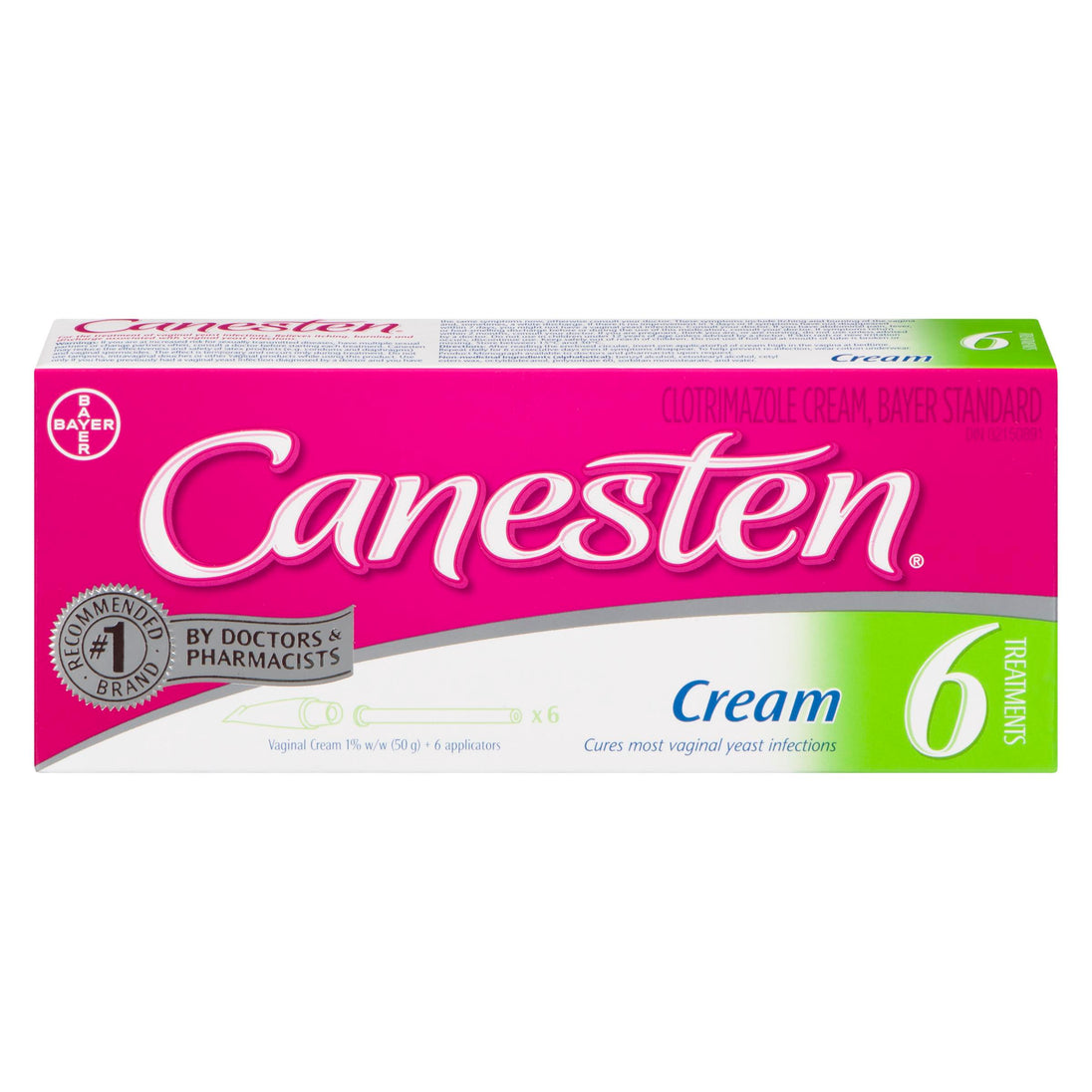 An image of CANESTEN CR VAGINAL 6 DAYS 50G by Towngate Pharmacy