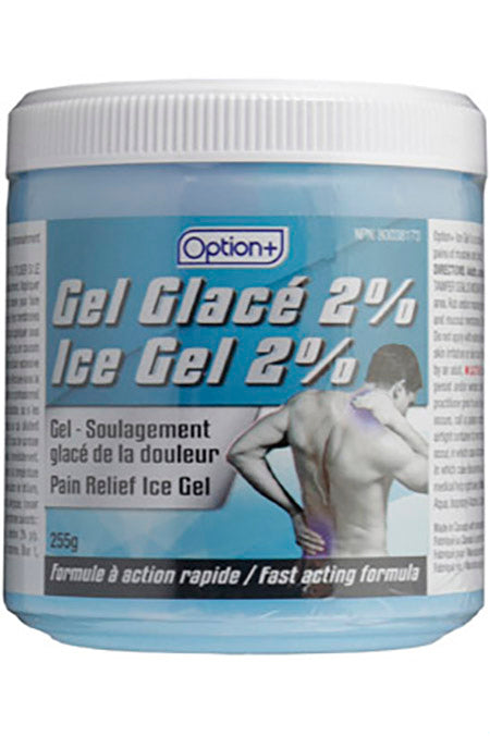 An image of OPTION+ ANALGESIC ICE GEL 255G by Towngate Pharmacy