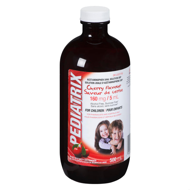 An image of PEDIATRIX LIQ ACETAMINOPHEN CHY 160MG/5ML 500ML by Towngate Pharmacy