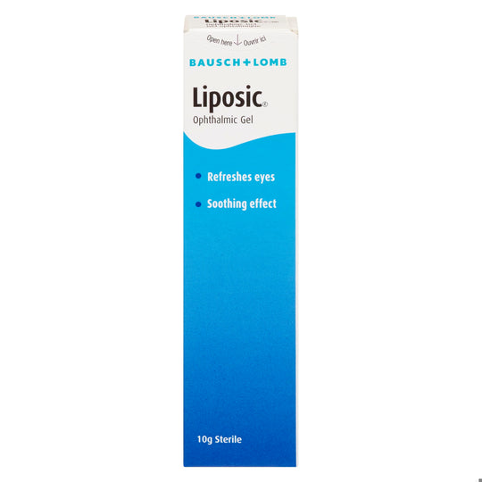 An image of LIPOSIC GEL LIQ OPHT 10G by Towngate Pharmacy
