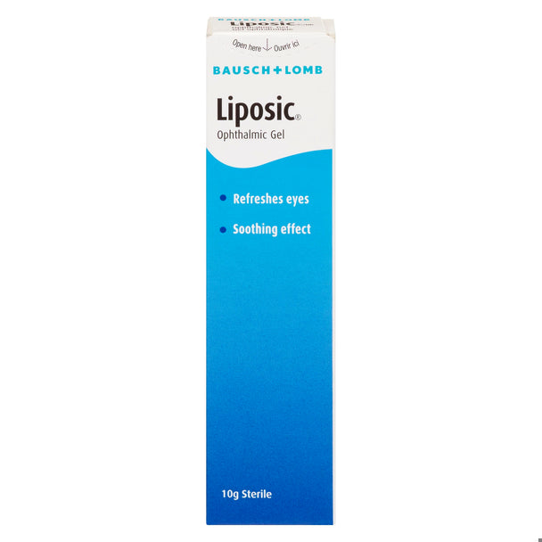 An image of LIPOSIC GEL LIQ OPHT 10G by Towngate Pharmacy