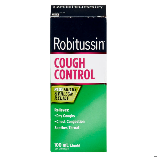 An image of ROBITUSSIN DM COUGH CONTROL SYR 100ML by Towngate Pharmacy