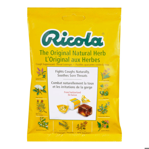 An image of RICOLA LOZ BAG ORIGINAL HERB WAL 71G by Towngate Pharmacy