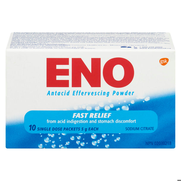 An image of ENO RG FOIL PACKET 10X5G by Towngate Pharmacy