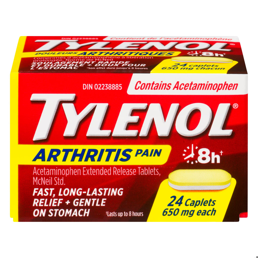 An image of TYLENOL ARTHRITIS PAIN 650MG CPLT 24 by Towngate Pharmacy