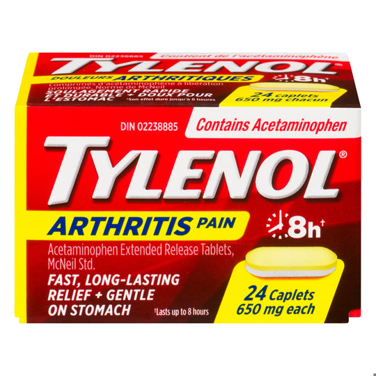An image of TYLENOL ARTHRITIS PAIN 650MG CPLT 24 by Towngate Pharmacy