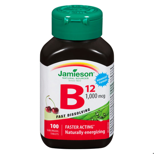An image of VITAMIN B12 TB SUBLINGUAL 1000MCG 100 JAM by Towngate Pharmacy