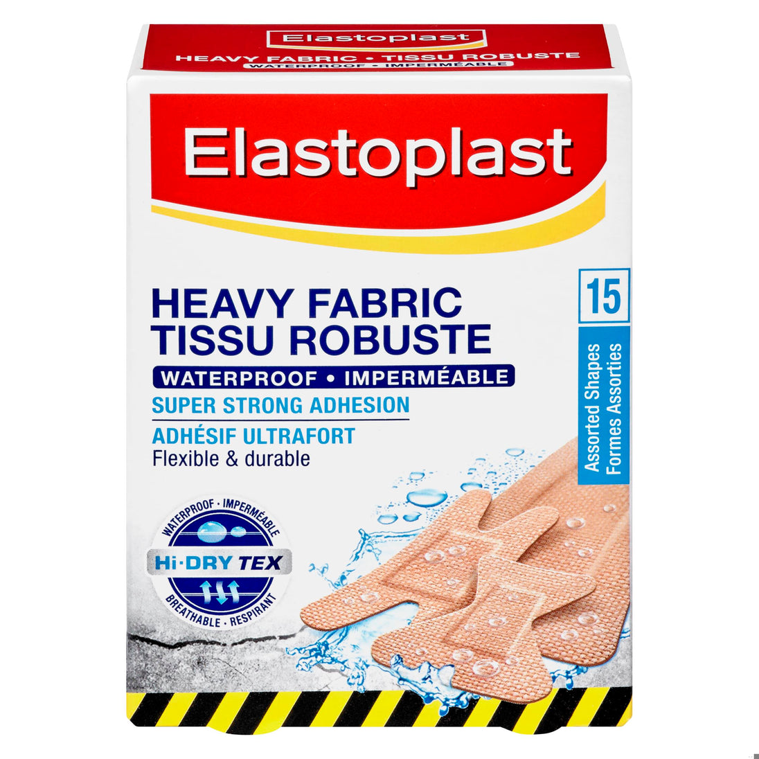 An image of ELASTOPLAST HEAVY FABRIC WATERPRROF ASTD 15 by Towngate Pharmacy
