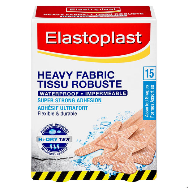 An image of ELASTOPLAST HEAVY FABRIC WATERPRROF ASTD 15 by Towngate Pharmacy