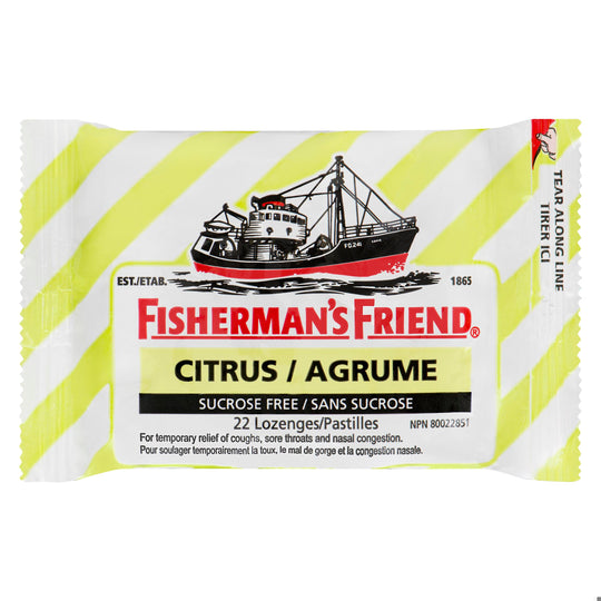 An image of FISHERMANS FRIEND LOZ SUGARFREE CITRUS 22 by Towngate Pharmacy