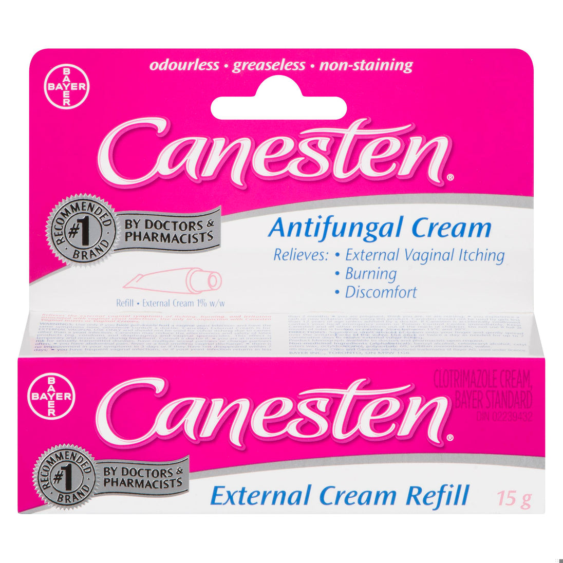 An image of CANESTEN CR EXTERNAL VAGINAL 1% 15G by Towngate Pharmacy
