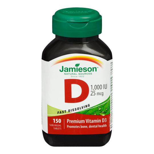 An image of VITAMIN D SUBLINGUAL TB 1000IU 150 JAM by Towngate Pharmacy